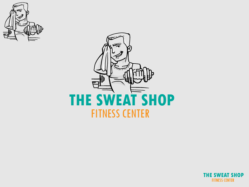 Logo Design by bear for The Sweat Shop Fitness Center | Design #3896949