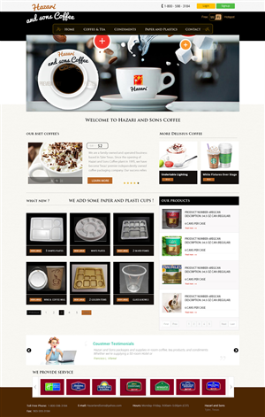 Web Design by the-lion-king for H & S | Design: #3881491
