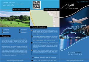 Brochure Design by Tariq Shamim for Sydney Air Tours | Design: #3889056