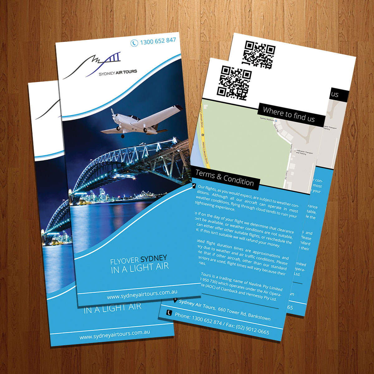Brochure Design by Tariq Shamim for Sydney Air Tours | Design #3889068