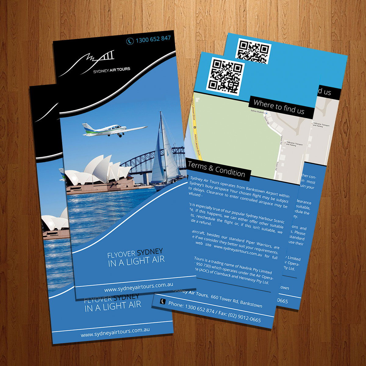 Brochure Design by Tariq Shamim for Sydney Air Tours | Design #3897203