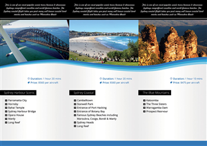 Brochure Design by Tariq Shamim for Sydney Air Tours | Design: #3897214