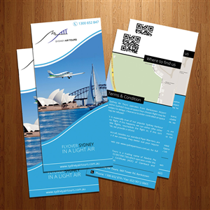 Brochure Design by Tariq Shamim for Sydney Air Tours | Design: #3897224