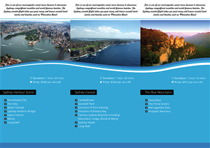 Brochure Design by Tariq Shamim for Sydney Air Tours | Design: #3909892