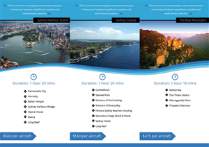 Brochure Design by Tariq Shamim for Sydney Air Tours | Design: #3919148