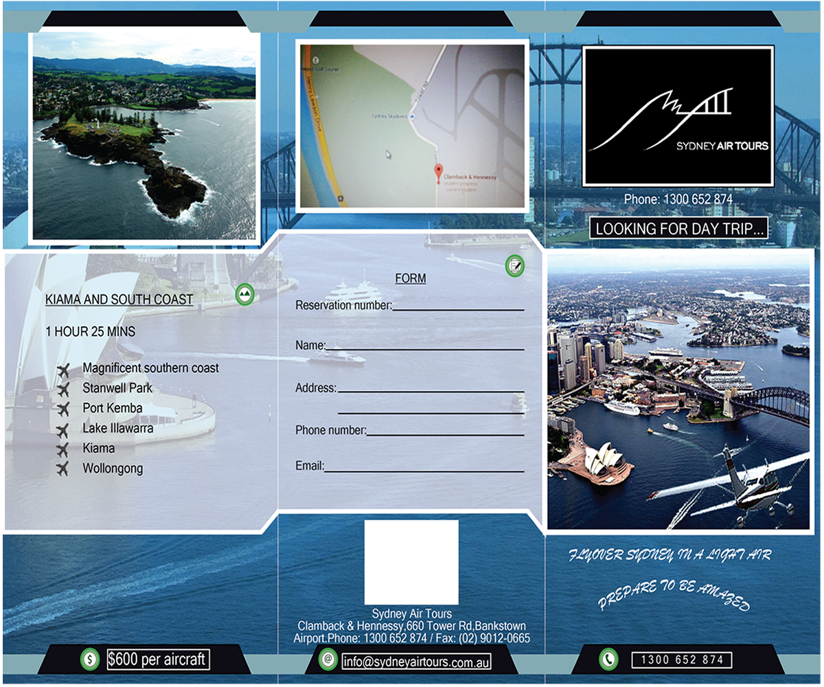 Brochure Design by smitasingh for Sydney Air Tours | Design #3904739