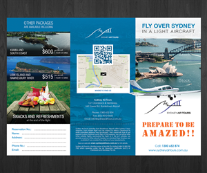 Brochure Design by Deip designs for Sydney Air Tours | Design: #3922092