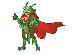 Bug superhero and graphics | Illustration-Design von Grace A