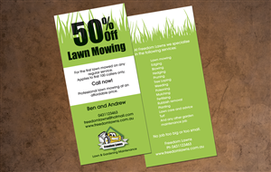 Flyer Design by Kim for Freedom Lawns | Design: #1051607
