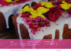 Web Design by A.D.S for Cake & Co | Design: #4901068
