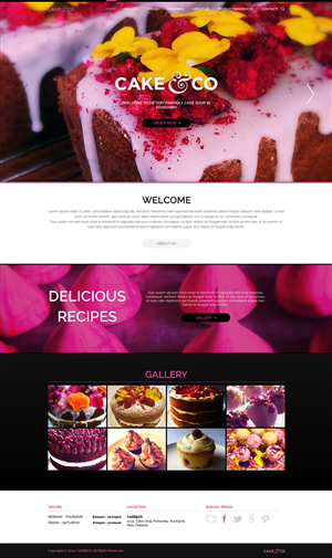 Diseño Web por A.D.S para Cake & Co | Diseño #4910436