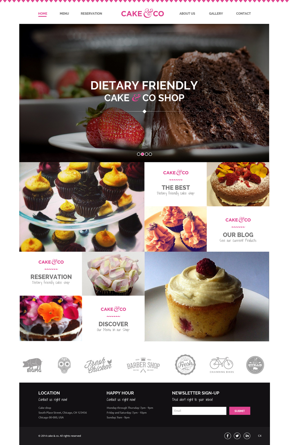 Web Design by pb for Cake & Co | Design #4888651