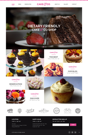 Web Design by pb for Cake & Co | Design: #4888651