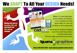 Small Graphic design business needs a marketing flyer | Design de Flyer par ZinTech