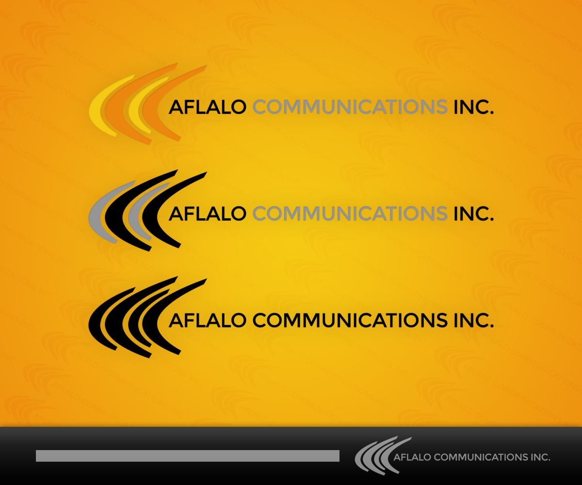 Logo Design by ZAP'd Designs for Aflalo Communications inc. | Design #3866650