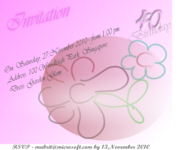Invitation Design by Giovanni for this project | Design #127011
