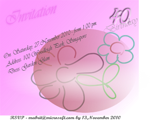 Invitation Design by Giovanni