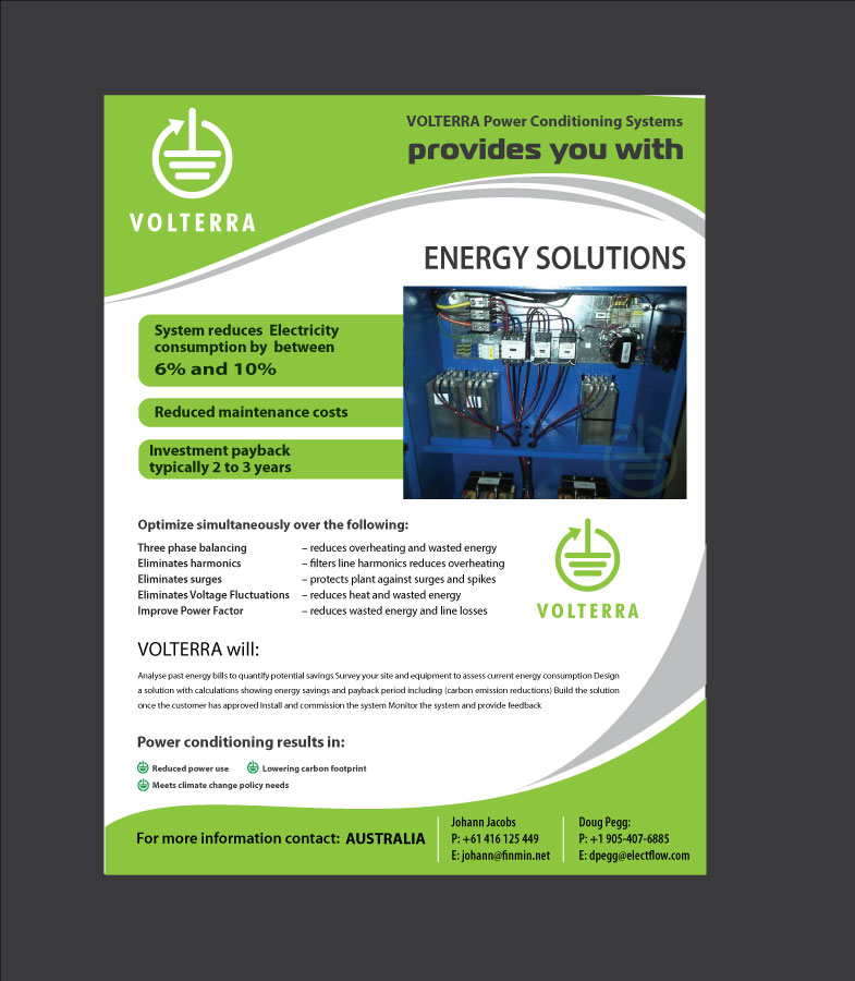 Flyer Design by Sbss for Volterra | Design #1036206