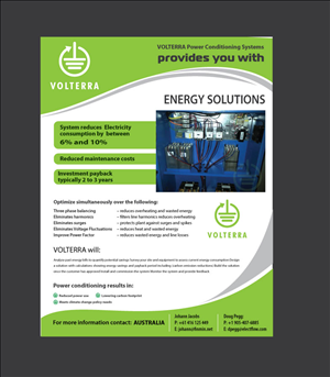 Flyer Design by Sbss for Volterra | Design: #1036206