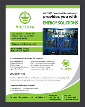Flyer Design by Sbss for Volterra | Design: #1039786