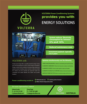 Flyer Design by Sbss for Volterra | Design: #1039794