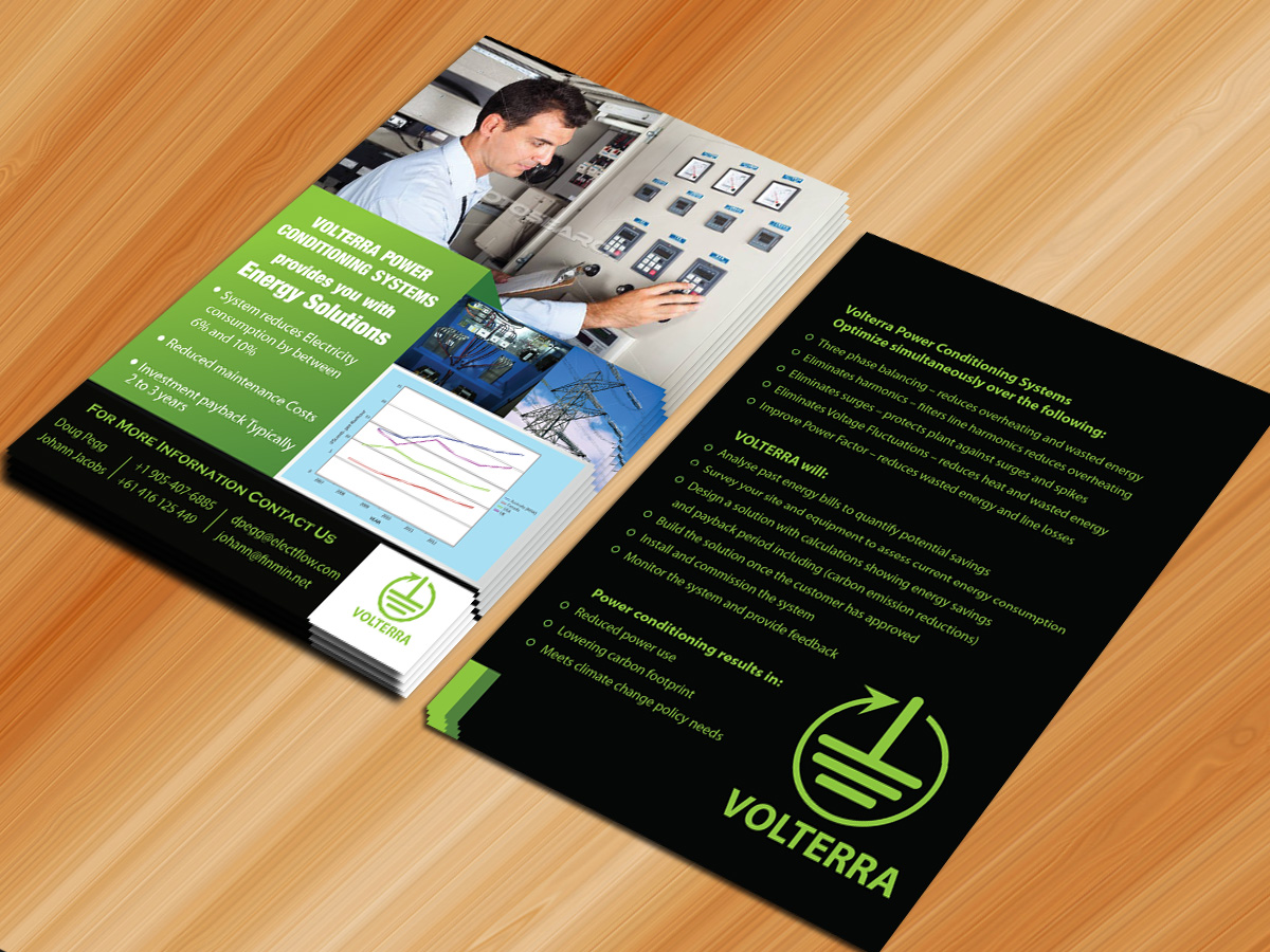 Flyer Design by Sarmishtha Chattopadhyay_loginchange for Volterra | Design #1038333