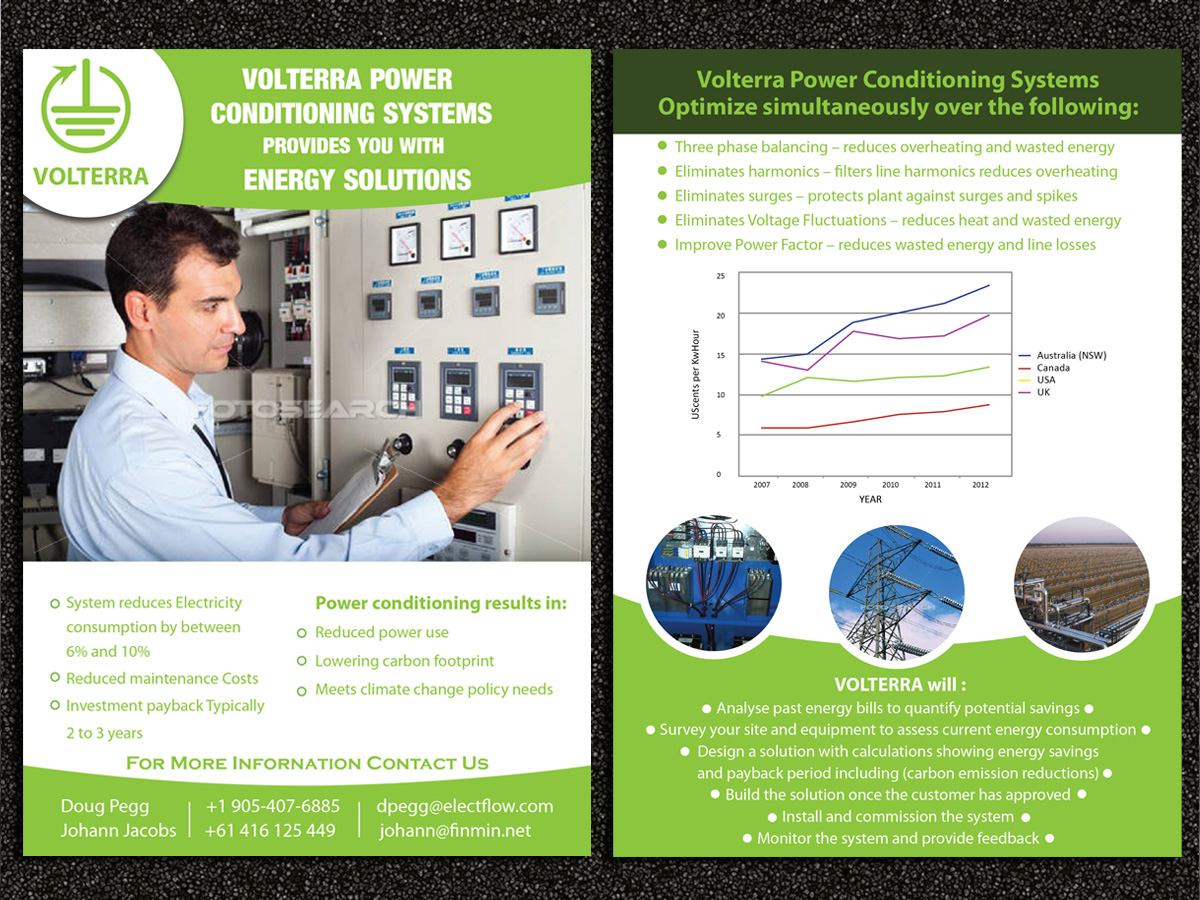 Flyer Design by Sarmishtha Chattopadhyay_loginchange for Volterra | Design #1038897