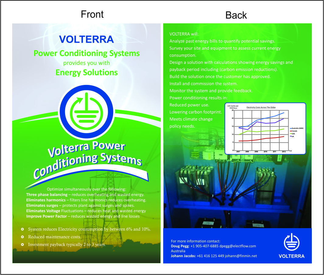 Flyer Design by Vectorone for Volterra | Design #1035631