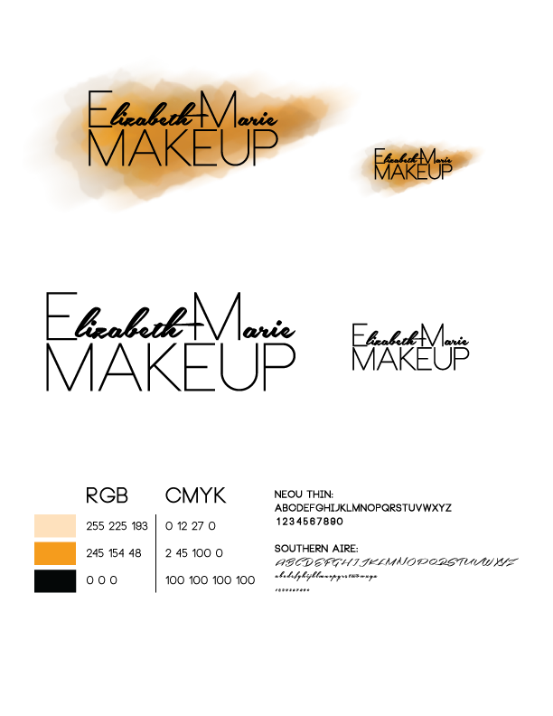 Logo Design by FXCKCNCR for Elizabeth Marie Makeup | Design #3876716