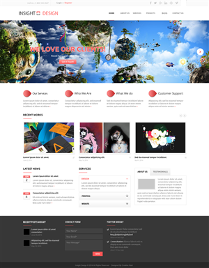 Wordpress Design by Roy