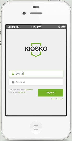 App Design by Budi Tanrim for this project | Design: #1034741