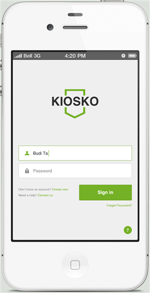 App Design by Budi Tanrim for this project | Design: #1034839