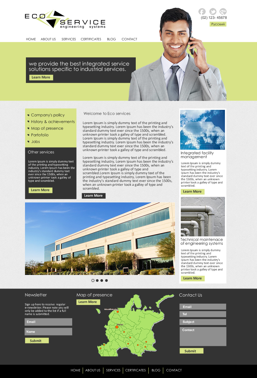 Web Design par VangelTzo pour ce projet | Design #1039078