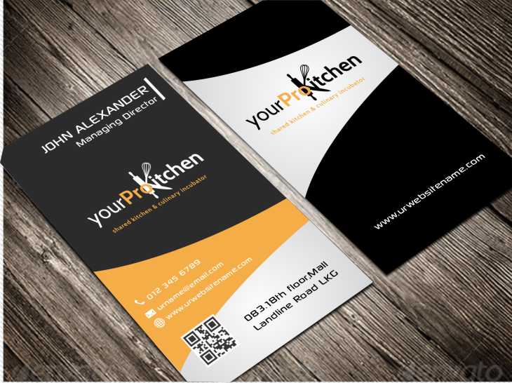 Visitenkarten-Design von AwsomeD für Your Pro Kitchen Orlando | Design #3883012