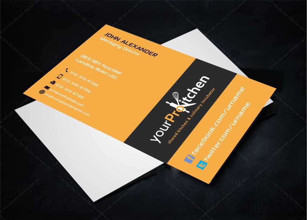 Diseño de Tarjeta de Presentación por AwsomeD para Your Pro Kitchen Orlando | Diseño #3883013