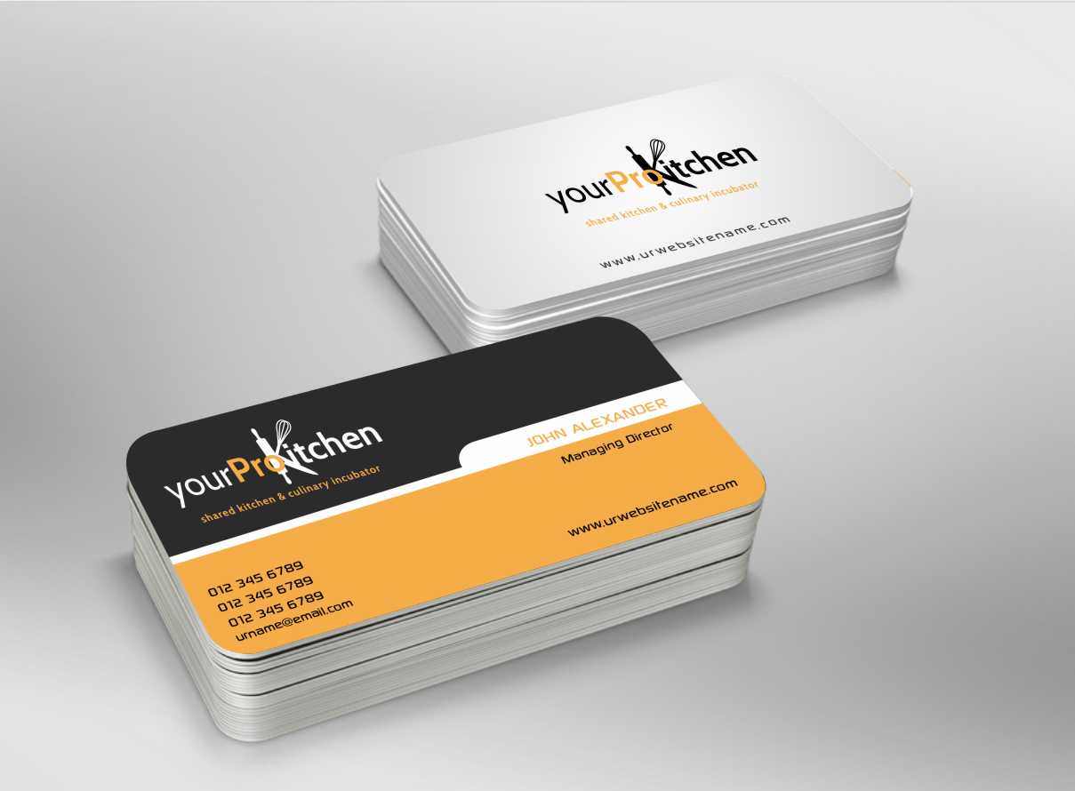 Visitenkarten-Design von AwsomeD für Your Pro Kitchen Orlando | Design #3883019