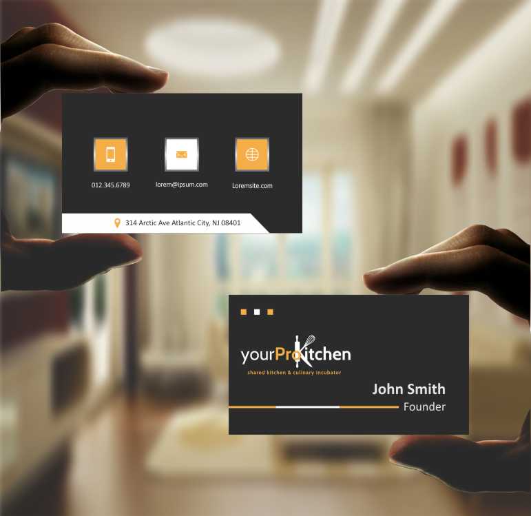 Diseño de Tarjeta de Presentación por AwsomeD para Your Pro Kitchen Orlando | Diseño #3883029