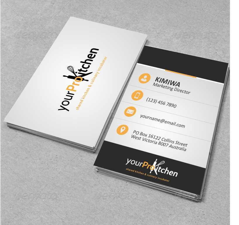 Diseño de Tarjeta de Presentación por AwsomeD para Your Pro Kitchen Orlando | Diseño #3883030