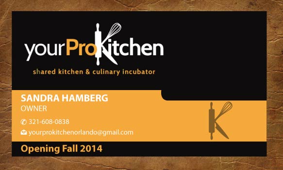 Design de Carte de Visite par Sandy1155 pour Your Pro Kitchen Orlando | Design #3874156