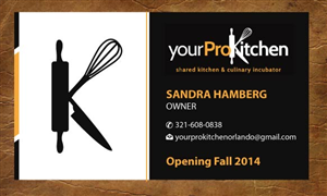 Visitenkarten-Design von Sandy1155 für Your Pro Kitchen Orlando | Design: #3874180