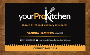 Visitenkarten-Design von Sandy1155 für Your Pro Kitchen Orlando | Design: #3874182