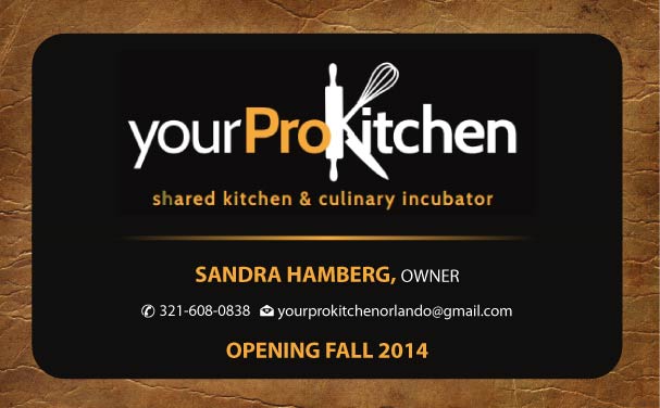 Business Card Design by Sandy1155 for Your Pro Kitchen Orlando | Design #3874192