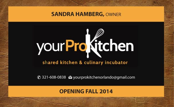 Business Card Design by Sandy1155 for Your Pro Kitchen Orlando | Design #3874201