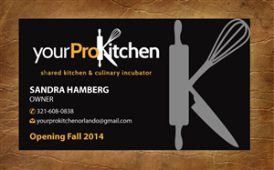 Visitenkarten-Design von Sandy1155 für Your Pro Kitchen Orlando | Design: #3874229