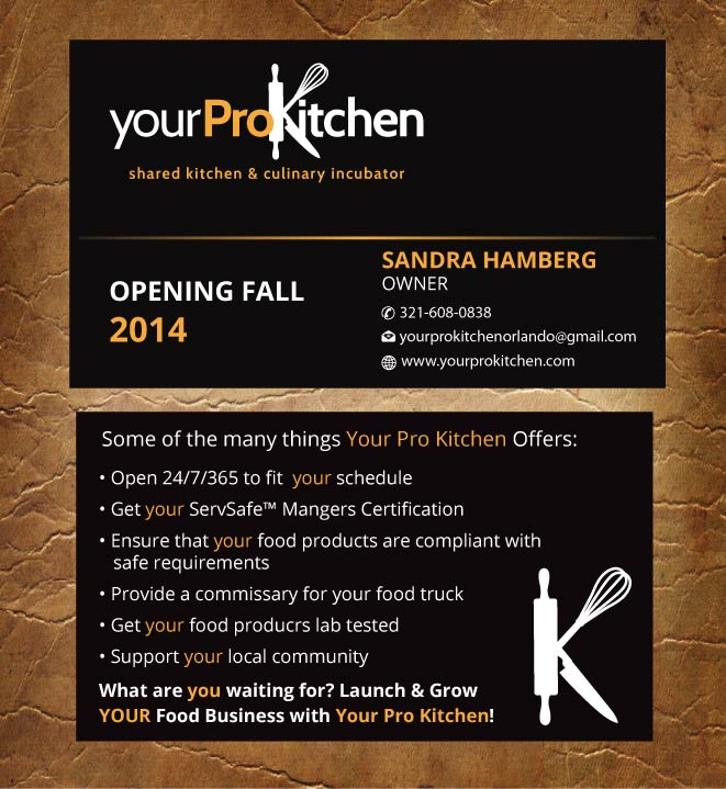 Design de Carte de Visite par Sandy1155 pour Your Pro Kitchen Orlando | Design #3884875