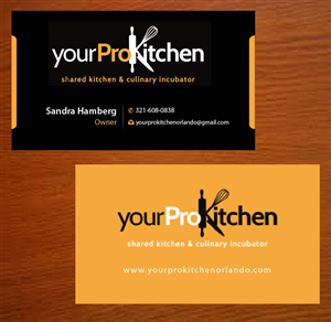 Business Card Design by Joy16589 for Your Pro Kitchen Orlando | Design: #3878277