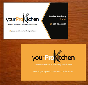 Business Card Design by Joy16589 for Your Pro Kitchen Orlando | Design: #3878288