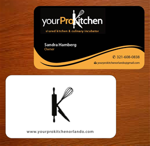 Business Card Design by Joy16589 for Your Pro Kitchen Orlando | Design: #3878290