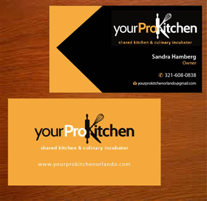 Business Card Design by Joy16589 for Your Pro Kitchen Orlando | Design: #3878328