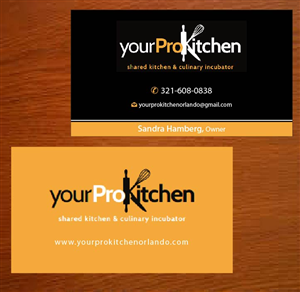 Business Card Design by Joy16589 for Your Pro Kitchen Orlando | Design: #3878346